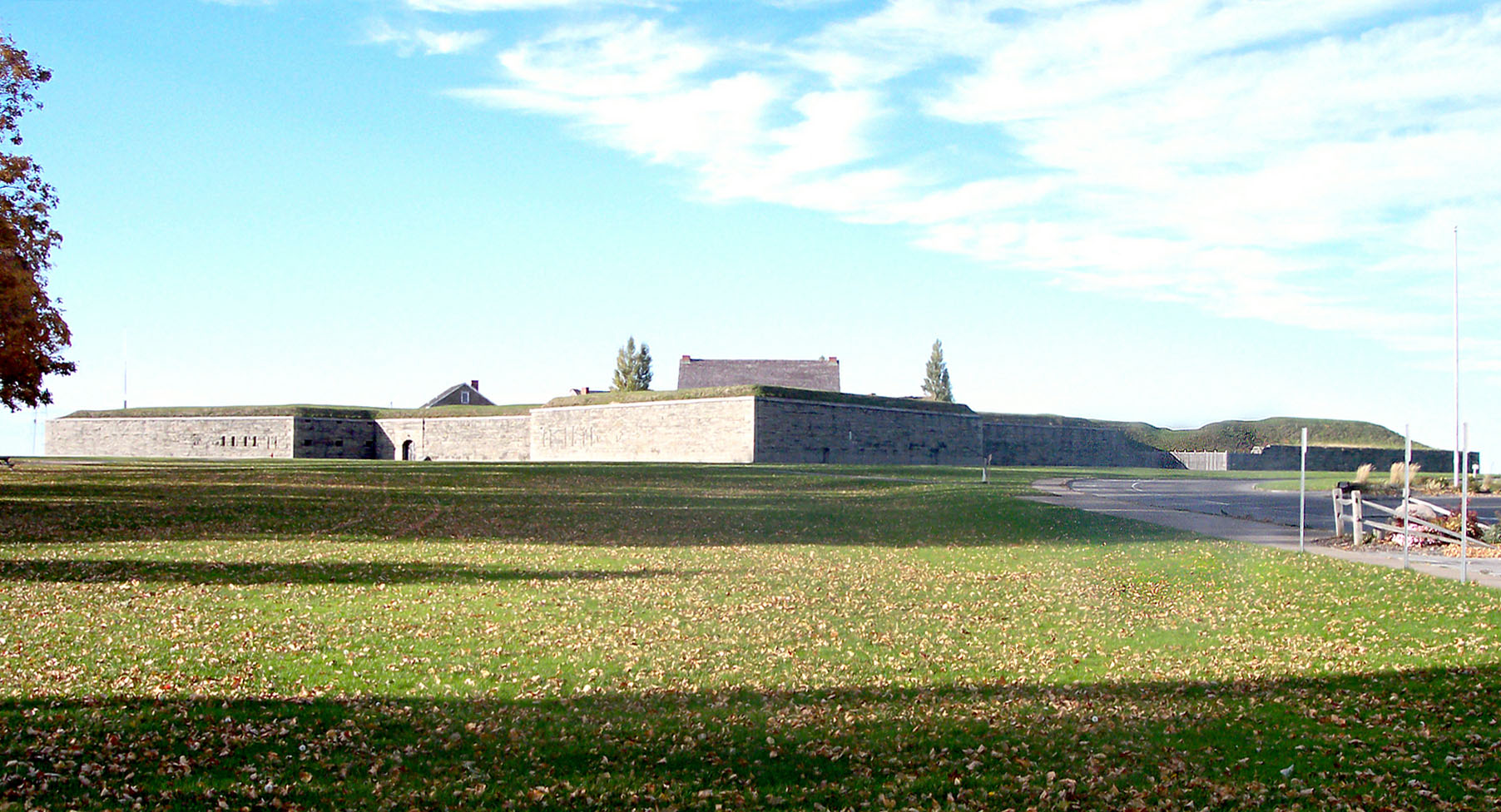 Panoramic View of Fort Ontario.